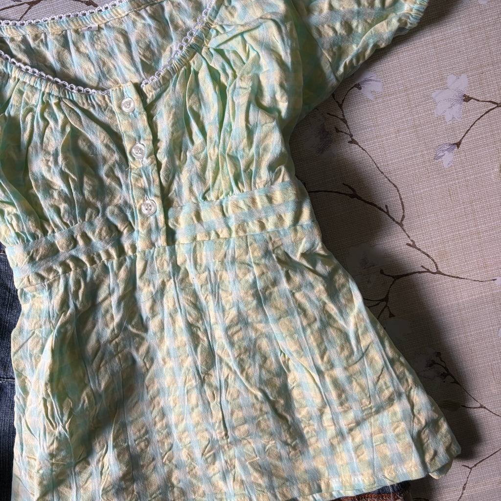 ‧₊˚♪ cina babydoll top
