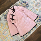 ‧₊˚♪ babypink cheongsam top