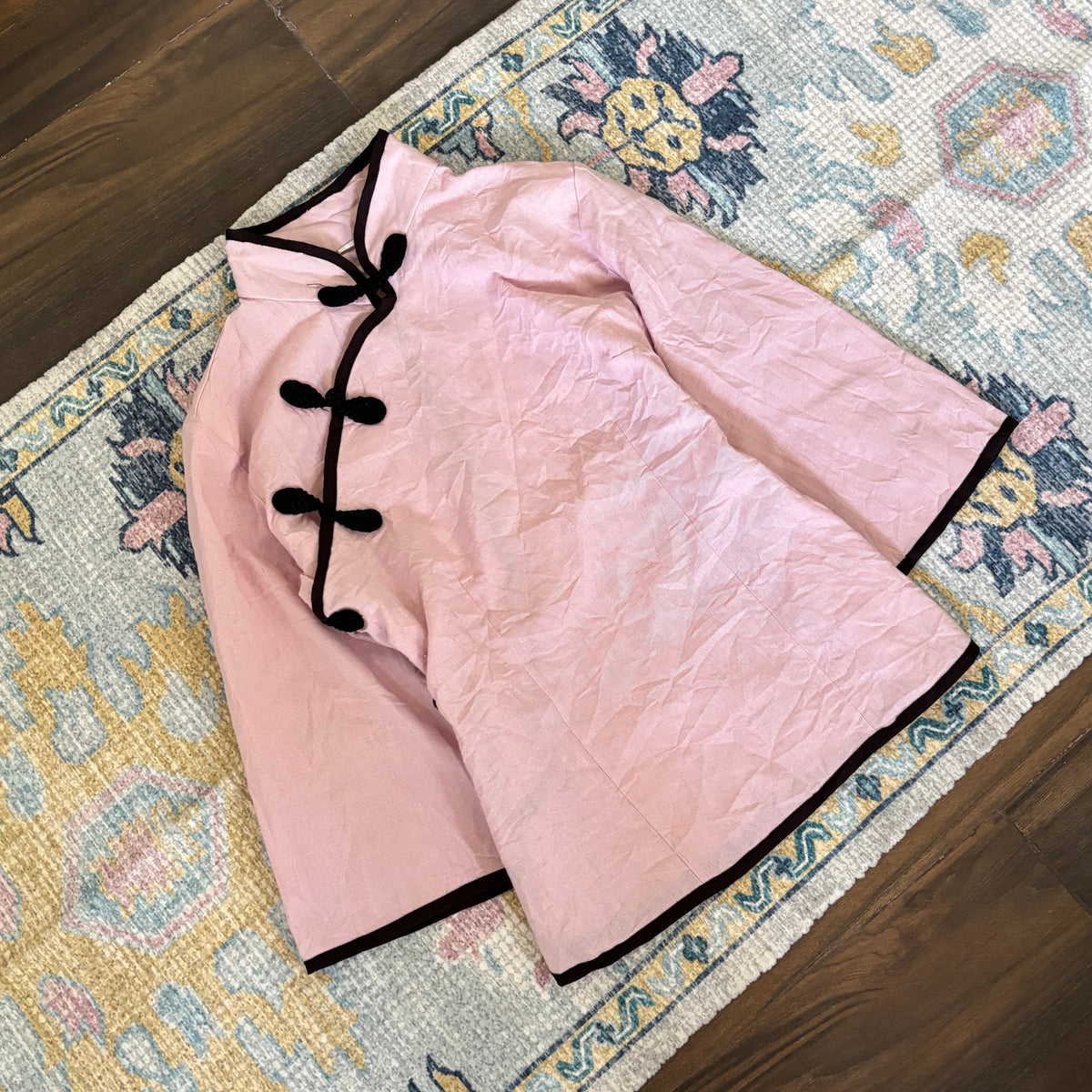 ‧₊˚♪ babypink cheongsam top