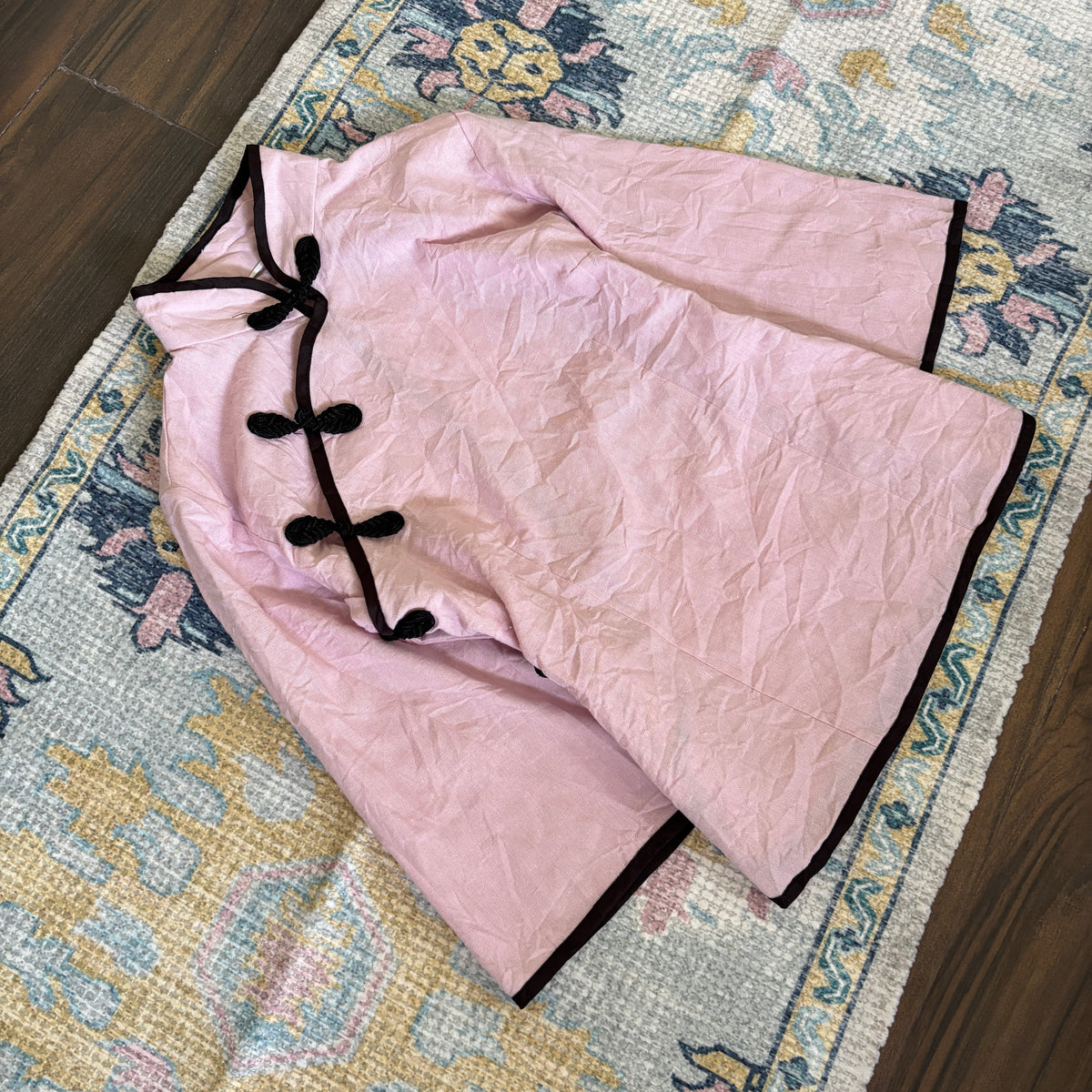 ‧₊˚♪ babypink cheongsam top