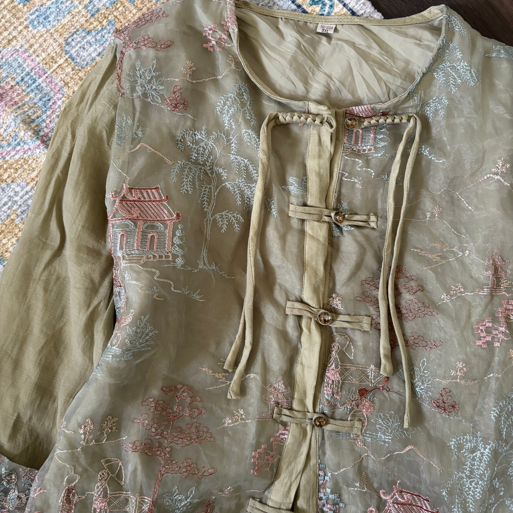 ‧₊˚♪ tang suit top