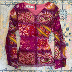 ‧₊˚♪ desi printed top