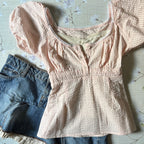 ‧₊˚♪ belle babydoll top