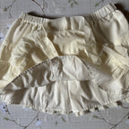 ‧₊˚♪ ruffle vanilla skirt