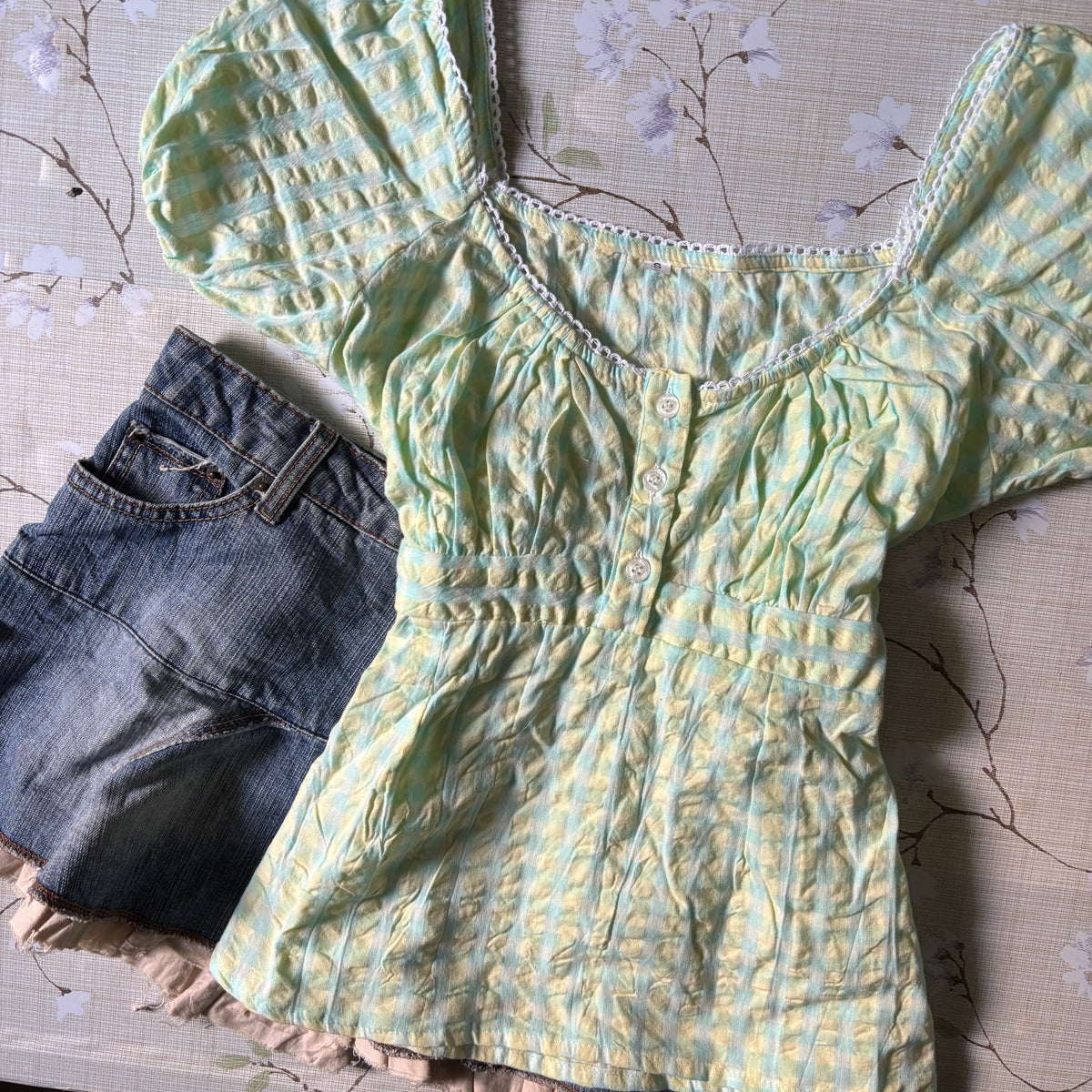 ‧₊˚♪ cina babydoll top