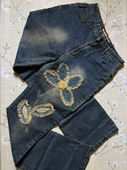 ‧₊˚♪ flower pants