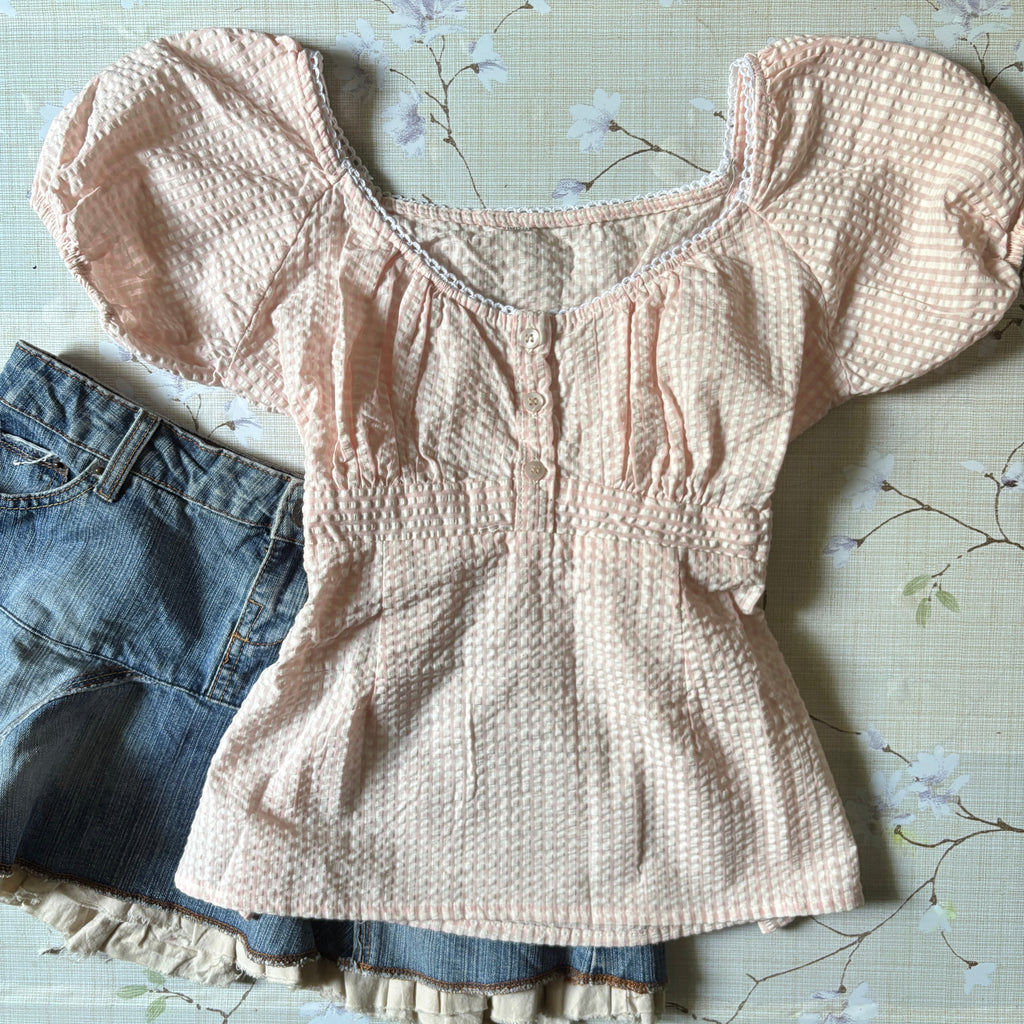 ‧₊˚♪ belle babydoll top