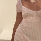 ‧₊˚♪ belle babydoll top