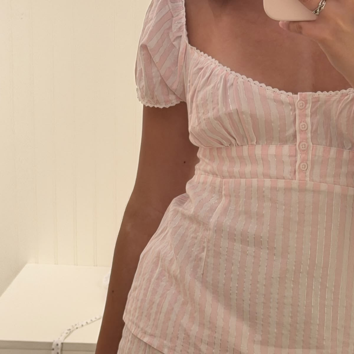‧₊˚♪ belle babydoll top